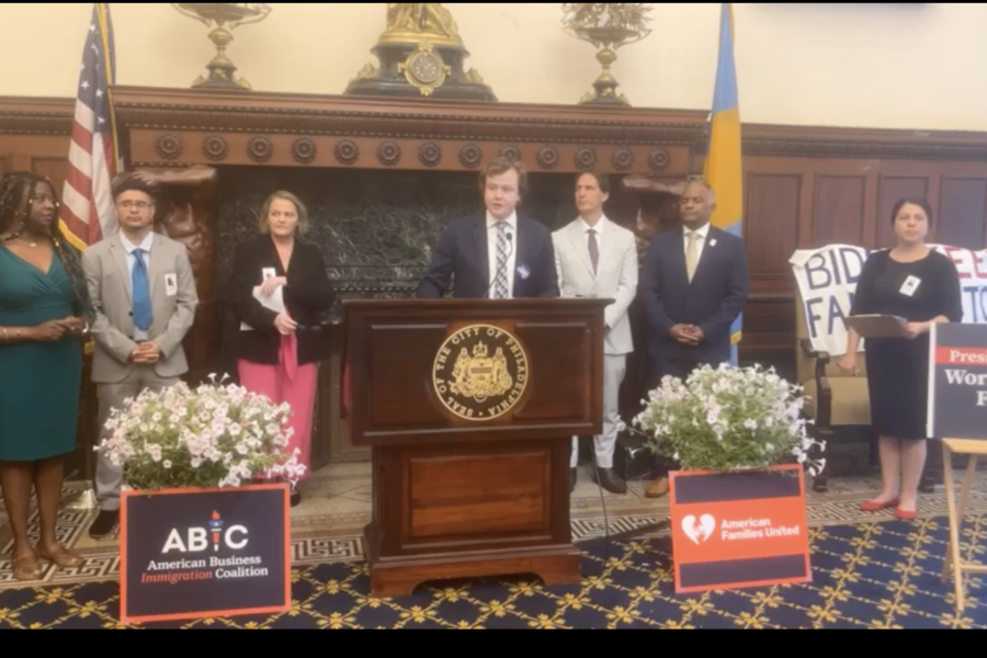 This image is of the press Pennsylvania conference